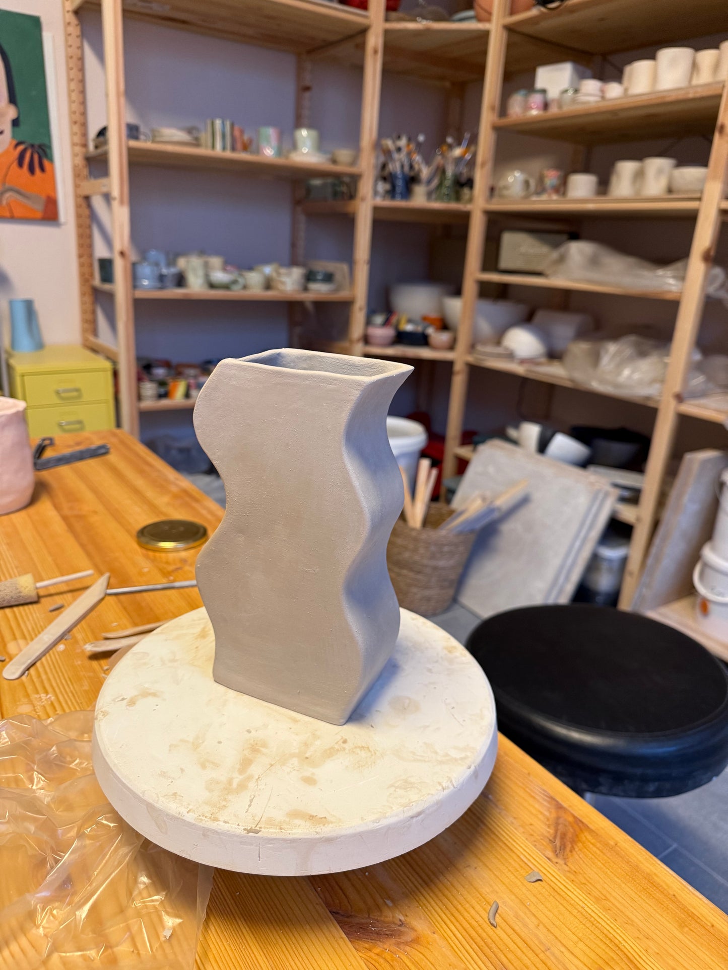 Vasenkurs - Plattentechnik (Töpfern&Bemalen)