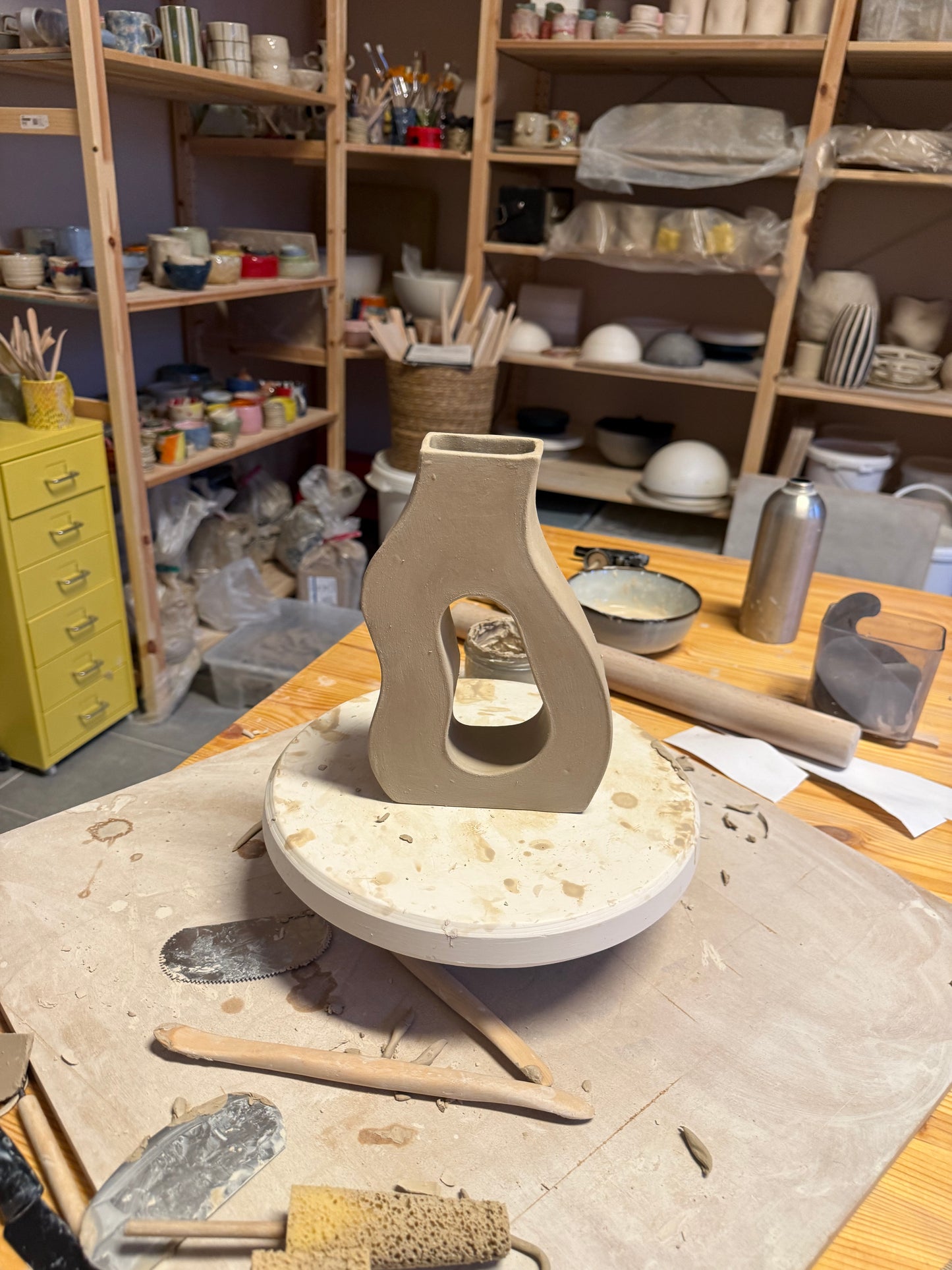 Vasenkurs - Plattentechnik (Töpfern&Bemalen)